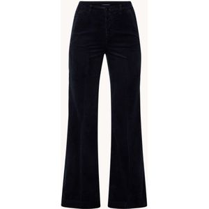 River Woods High waist flared broek van corduroy met steekzakken