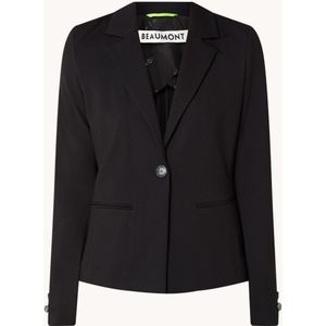 Beaumont Petit blazer met schoudervulling en lurex