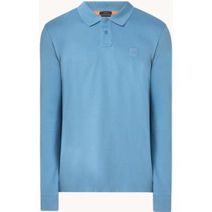 HUGO BOSS Passerby slim fit polo van piqué katoen met logo