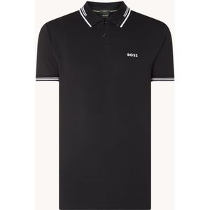 HUGO BOSS Paul regular fit polo van piqué katoen met logo