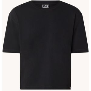 Emporio Armani Cropped T-shirt met backprint