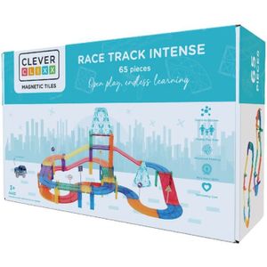 Cleverclixx Race Track Intense racebaan bouwpakket 65 Stuks