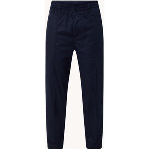 Emporio Armani Tapered fit cropped chino met ritszakken