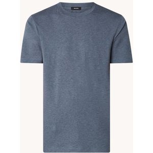 HUGO BOSS P-Tessler T-shirt in wolblend met gemêleerd dessin