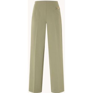 NIKKIE Elba high waist wide fit pantalon met persplooi