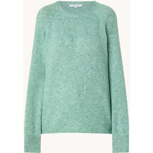 Gerard Darel Jesabel fijngebreide pullover in wolblend met gemêleerd dessin