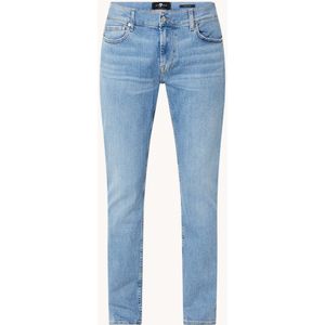 7 For All Mankind Paxtyn slim fit jeans met lichte wassing