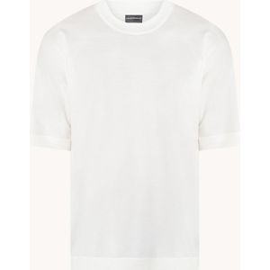 Emporio Armani T-shirt in lyocellblend met ronde hals