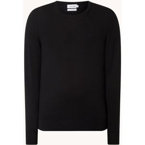 Calvin Klein Fijngebreide pullover van wol