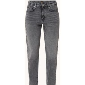 HUGO BOSS Elsa high waist tapered cropped jeans met gekleurde wassing