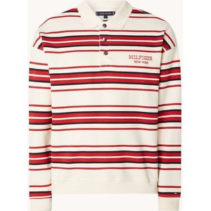 Tommy Hilfiger Sweater met polokraag en logoborduring