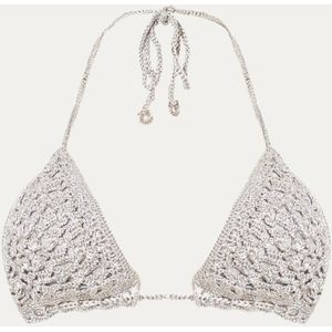 MAAJI Triangel bikinitop van crochet met lurex