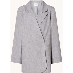 Modström Heart oversized blazer met paspelpzakken