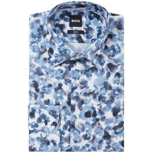 HUGO BOSS H-Hank slim fit overhemd met bloemenprint