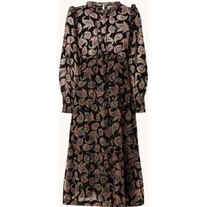 ba&sh Roane midi tuniekjurk met paisley dessin