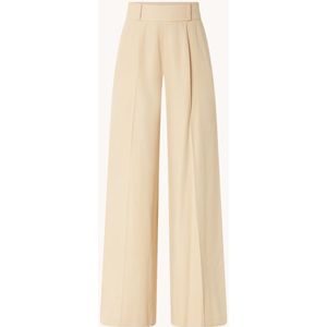 HUGO BOSS Haniana high waist wide fit pantalon van lyocell