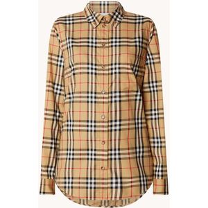 Burberry Heritage blouse met ruitdessin