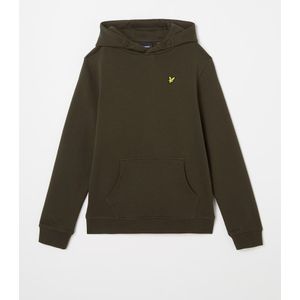 Lyle & Scott Hoodie met steekzakken en logoborduring