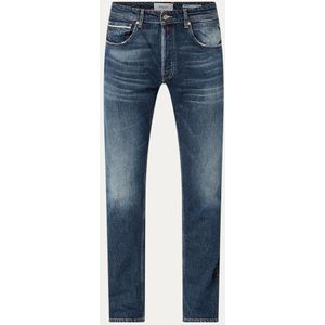 Replay Grover straight leg jeans met donkere wassing