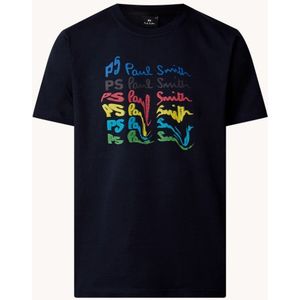 PS Paul Smith T-shirt van biologisch katoen met logoprint