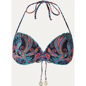 Luli Fama Que Linda bandeau bikinitop met paisley dessin