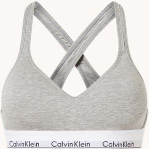 Calvin Klein Modern Cotton bralette met push-up en logoband