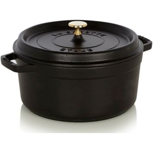 Staub Cocotte, Pan + steelpan, Zwart