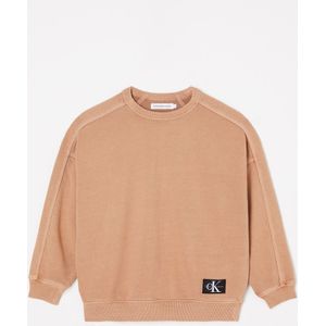 Calvin Klein Sweater met verwassen look en logo