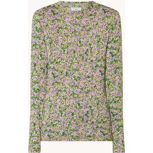 Marc O'Polo Denim Longsleeve met bloemenprint