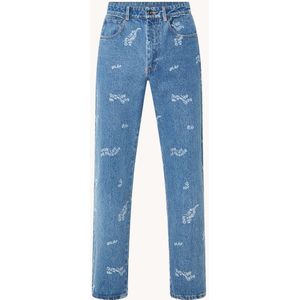 OLAF Wavy AOP tapered jeans met print