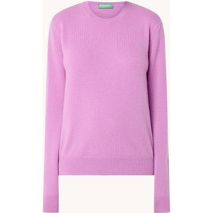 Benetton Fijngebreide pullover van kasjmier