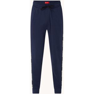 HUGO BOSS Sporty tapered fit joggingbroek met logotape