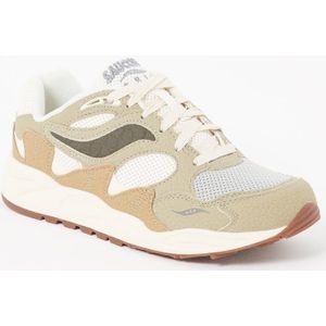 Saucony Grid Shadow 2 sneaker met suède en leren details