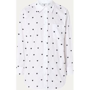 Co'Couture Heart oversized blouse met borduring