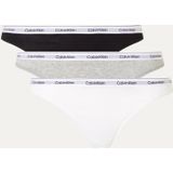 Calvin Klein Modern Logo string met logoband in 3-pack