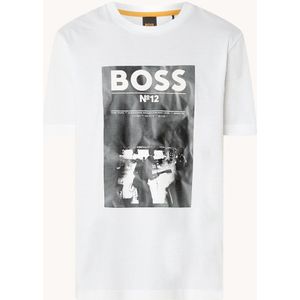 HUGO BOSS Ticket T-shirt met logoprint