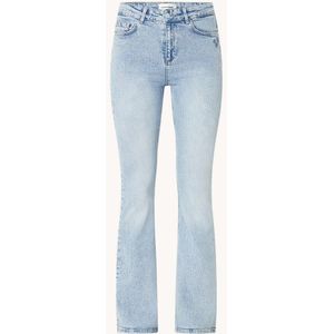 Fabienne Chapot Eva high waist flared jeans met lichte wassing