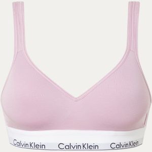 Calvin Klein Modern Cotton push-up bralette met logoband