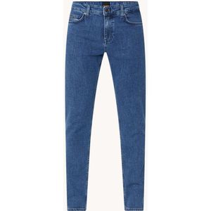 HUGO BOSS Delaware slim fit jeans met donkere wassing