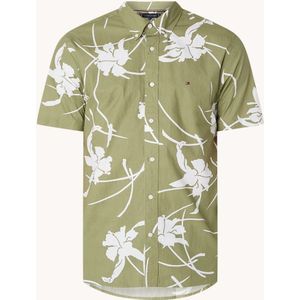 Tommy Hilfiger Regular fit overhemd met bloemenprint en logo