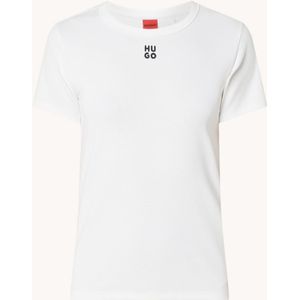 HUGO BOSS Deloris T-shirt met logoborduring