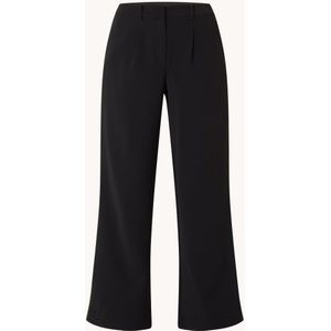 Whistles High waist wide fit pantalon van crêpe met steekzakken