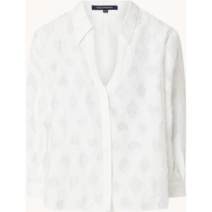 French Connection Freya blouse met V-hals