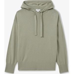 Reiss Sammie fijngebreide hoodie in kasjmierblend