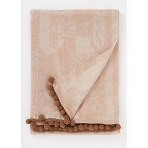 MaxMara Fumana sjaal in zijdeblend met jacquard dessin 190 x 70 cm