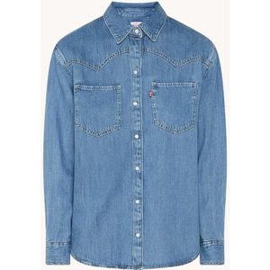 Levi's Teodora blouse in lyocellblend van chambray