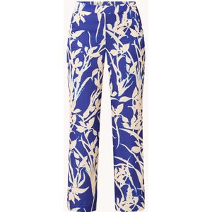 Xandres Phocas high waist loose fit pantalon met bloemenprint