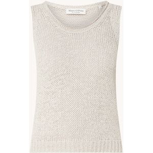 Marc O'Polo Grofgebreide tanktop met stretch