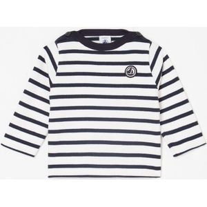 Petit Bateau Fijngebreide longsleeve met streepprint