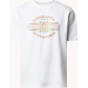Casablanca T-shirt met logoprint